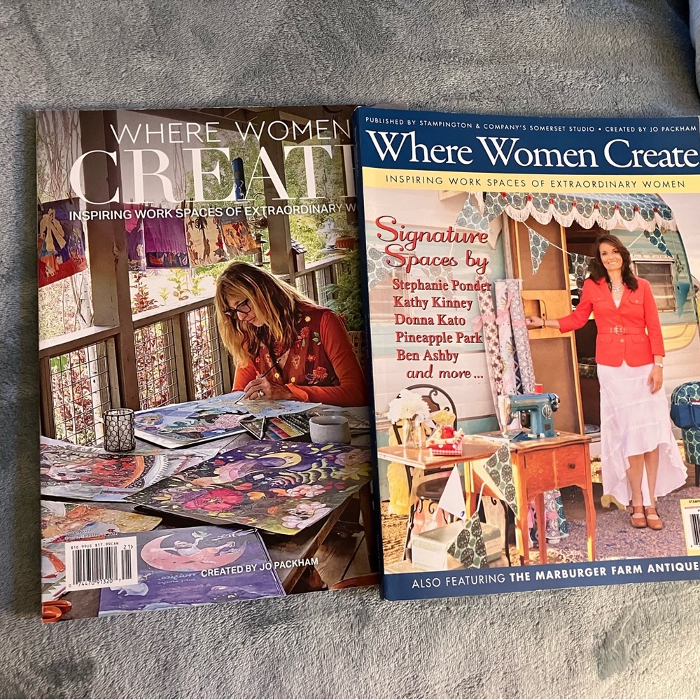 Where Women Create Magazine Set